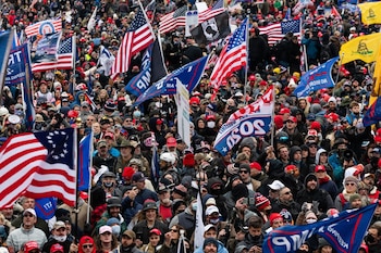 Demonstrators swarm the U.S. Capitol