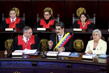 El presidente de Venezuela, Nicolás