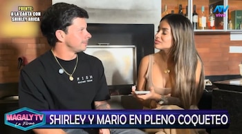 Magaly Medina sorprende al decir que Shirley Arica está “modosita” frente a Mario Hart: “Hay coqueteo”. Captura: Magaly TV La Firme.