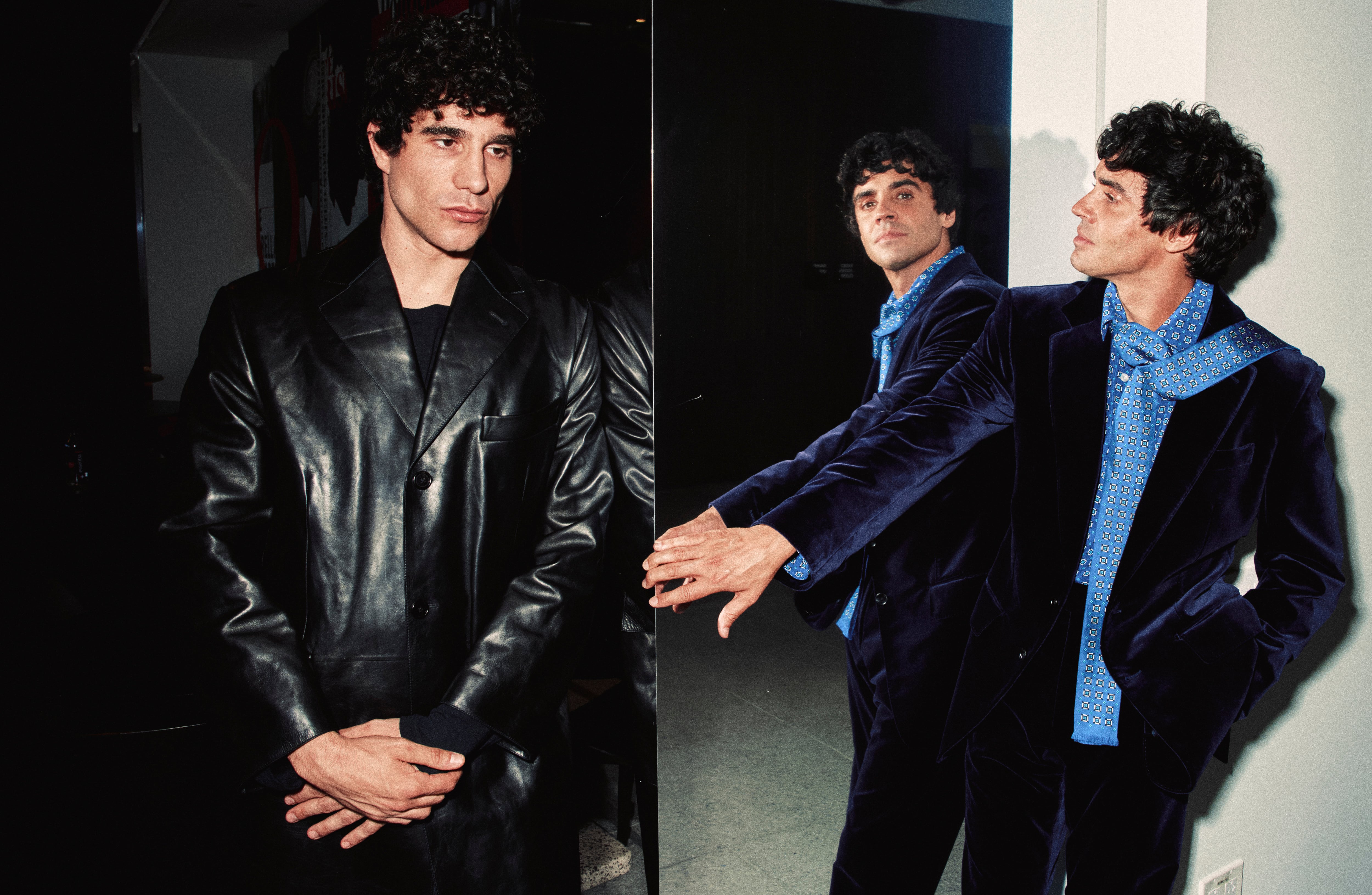 From left, Spanish directors Javier Calvo and Javier Ambrossi, also known as Los Javis, in Los Angeles, July 2026. “In the middle of shooting, we were like, we have to finish this relationship,” said Ambrossi. “We were ready for ‘La Bola Negra’ to be our last movie.” (Sela Shiloni/The New York Times)