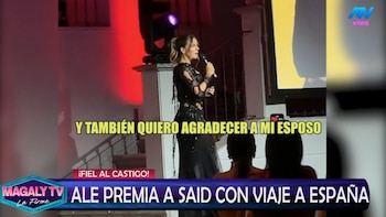 Alejandra Baigorria perdonó a Said Palao y dedicó romantico mensaje tras ganar premio en España: “Me dijo que me apoyaría y me esperaría”