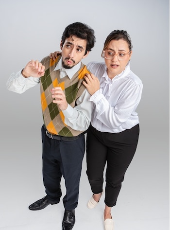Airam Galliani y Franco Iza en 'El jefe del jefe'.