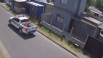 Un patrullero en el barrio