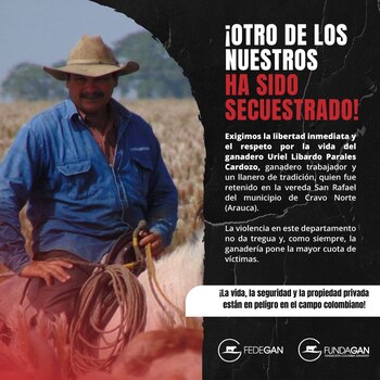 Fedegán exigió la liberación de