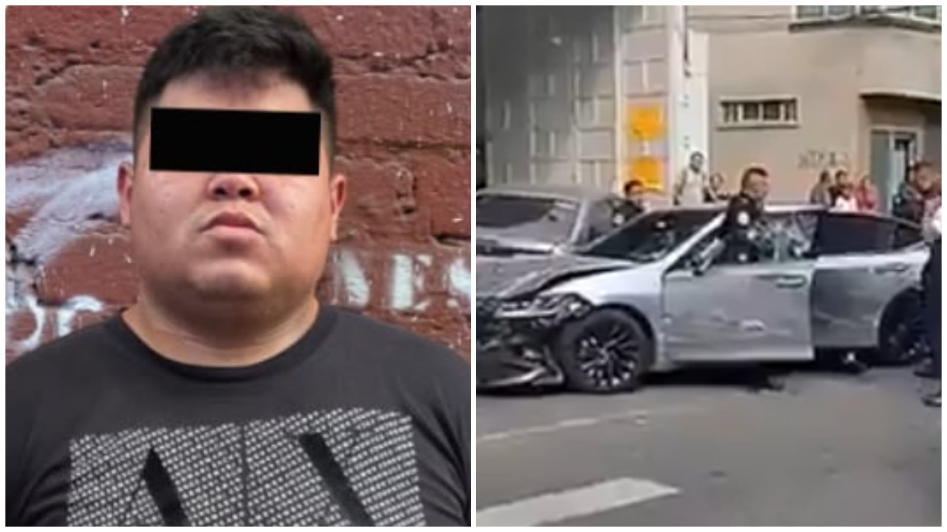El hombre fue detenido horas después del ataque contra el auto de lujo. Crédito: Especial