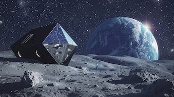 La ausencia de atmósfera lunar