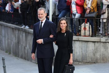 Los reyes Felipe y Letizia,