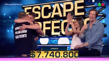 Dos bomberos voluntarios ganaron en Escape Perfecto y contaron que harán con el dinero