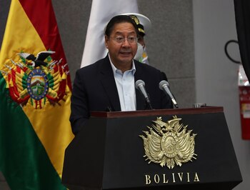 El presidente de Bolivia, Luis