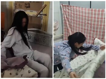 La joven le pregunto a su jefe si podía vivir allí. (Imagen: Captura Vídeo)