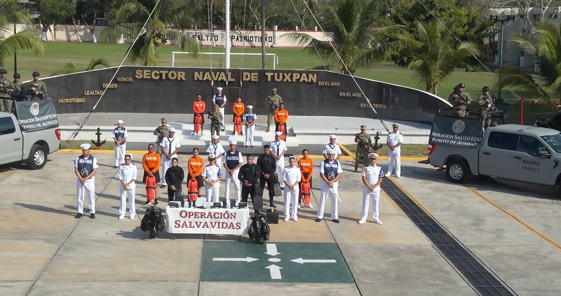 El operativo se mantendrá activo hasta el 12 de abril. (Crédito: Secretaría de Marina)