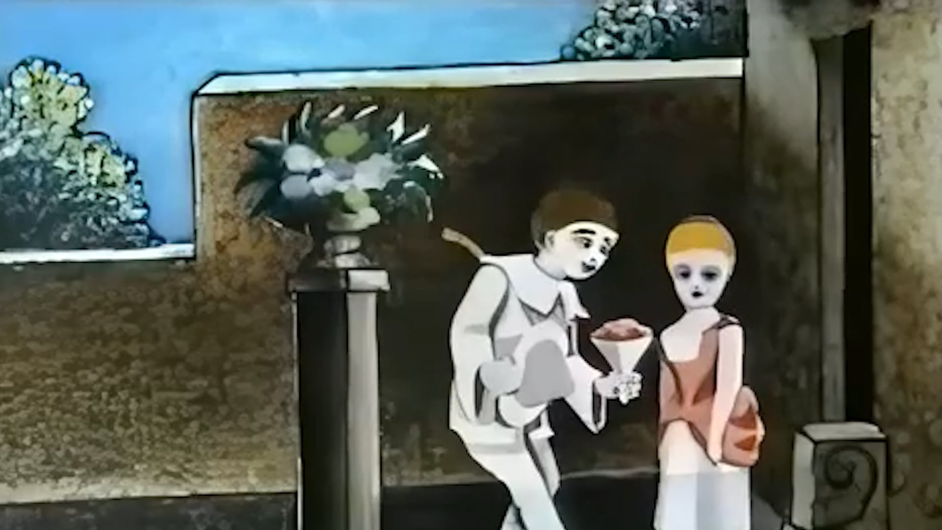 El sistema del teatro óptico utilizaba bobinas con cientos de ilustraciones coloreadas a mano sobre cintas flexibles transparentes