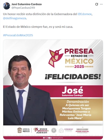 El Estado de México otorgó