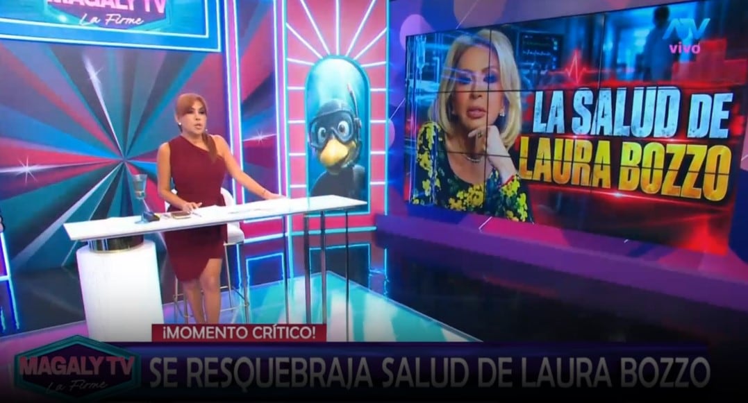 Magaly Medina recuerda los problemas económicos de Laura Bozzo tras cuestionar la información sobre su salud. Captura: Magaly TV La Firme.