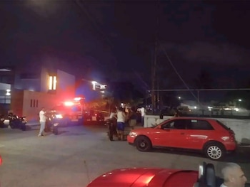 Servicios de emergencia llegaron al