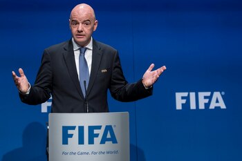 El presidente de la FIFA,