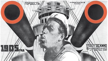Afiche original de "Acorazado Potemkin",