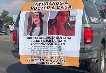La familia de las jóvenes pide celeridad en el caso ya que ubicaron a la persona que las contactó Foto: Captura de pantalla