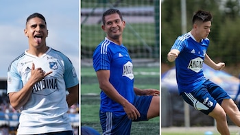 Daniel Cataño, Mackalister Silva y Daniel Ruiz podrían ser los ausentes con Millonarios para el clásico ante Santa Fe - crédito @MillosFCoficial/X.