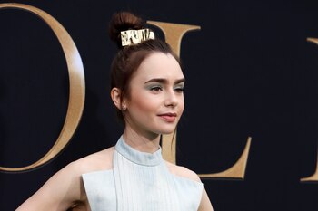 La actriz británica Lily Collins