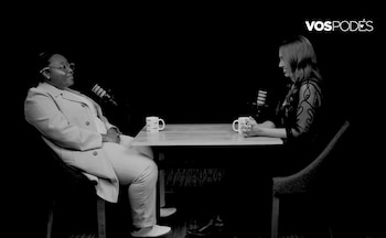 Karen Quiñonez comentó a Tatiana Franko que la salud mental se ve afectada por episodios de angustia que generan el desvalance hormonal - crédito Vos Podés el pódcast/YouTube