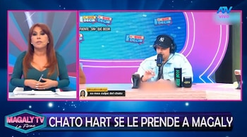 Magaly Medina arremete contra Mario Hart por culparla de la polémica con Korina Rivadeneira. Captura: Magaly TV La Firme.