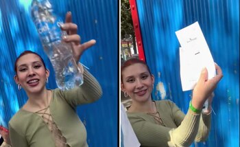 La guapa influencers mostró lo