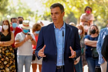 El presidente del Gobierno, Pedro