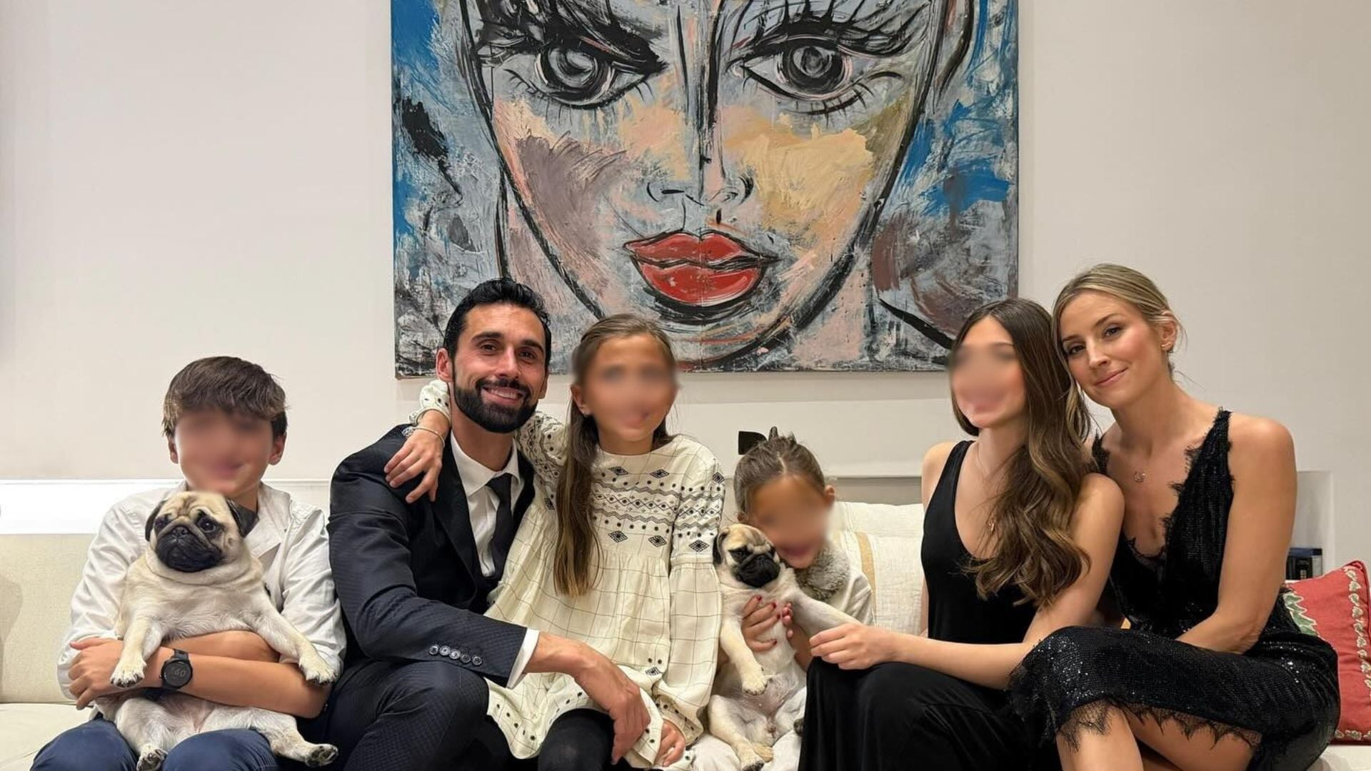 La familia de Álvaro Arbeloa (INSTAGRAM).