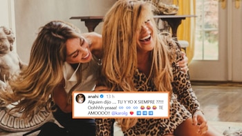 Karol G junto a Anahí,