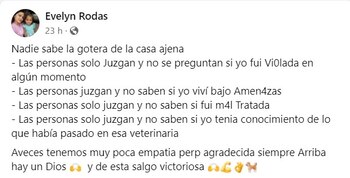 La mujer aseguró que Campo