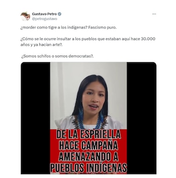 El presidente Gustavo Petro calificó