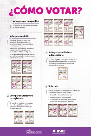 El INE dio a conocer