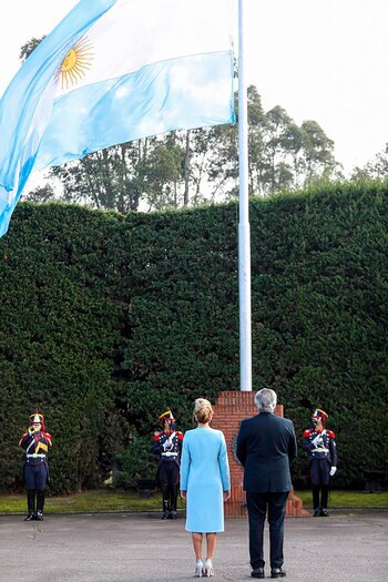 El Presidente junto a la