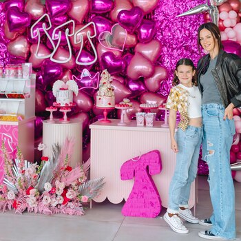 Paula Chaves confió en decoraciones