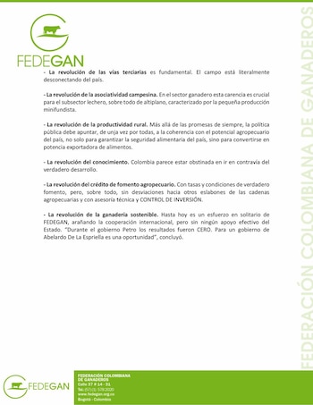 Fedegán respaldó la candidatura de Abelardo de la Espriella en la Feria Nacional de la Ganadería - crédito @jflafaurie/X