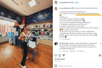 Sophie, sobrina de Karol G y su mamá Verónica Giraldo facturan juntas haciendo contenido para redes sociales - crédito @verogiraldonavarro/Instagram