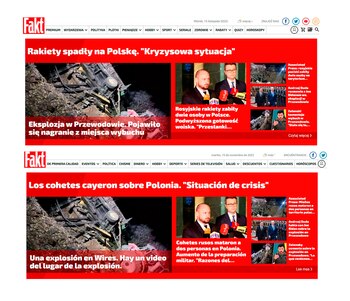 La portada de Fakt en