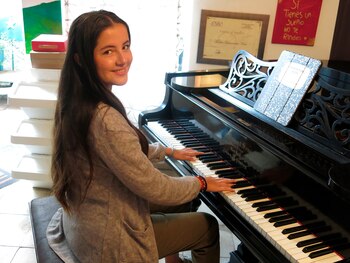 La pianista mexicana María Hanneman