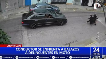 Conductor enfrenta con disparos de