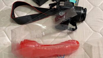 Dildo y cámara incautados por