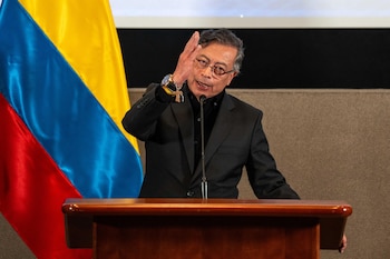 Petro fue uno de los políticos más críticos con Zapateiro mientras estaba vinculado a las Fuerzas Armadas - crédito Europa Press