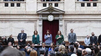 La vicepresidenta Cristina Kirchner encabezó