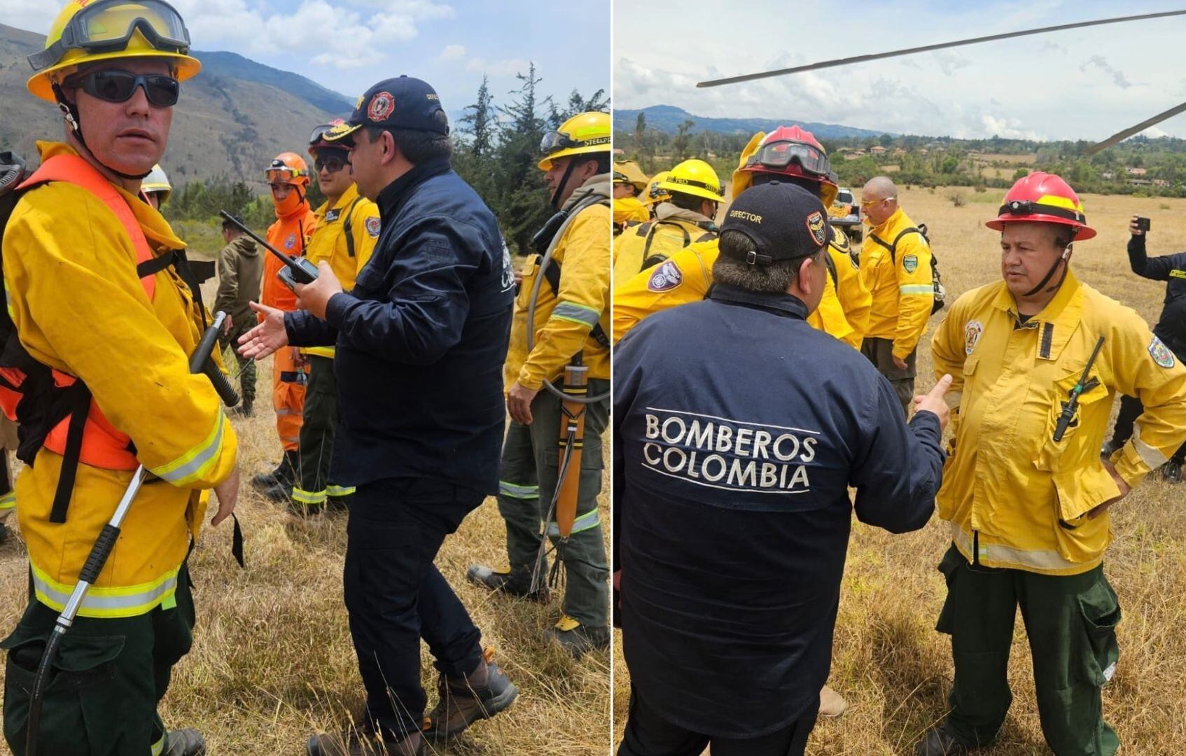Incendio en Villa de Leyva alcanza 90% de control; Ecopetrol dona helicóptero