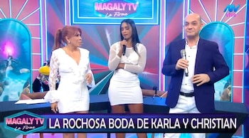 “Yo me imaginé estar ahí”: Rocío Miranda revela su decepción tras quedar fuera de la boda de Karla Tarazona. Captura: Magaly TV La Firme.