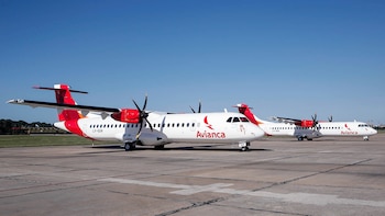 Aviones ATR 72-600A con los