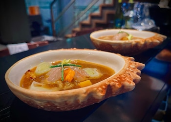 Porrusalda de txangurro en el