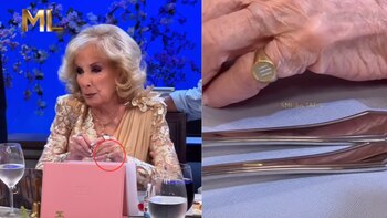 El anillo que recuperó Mirtha