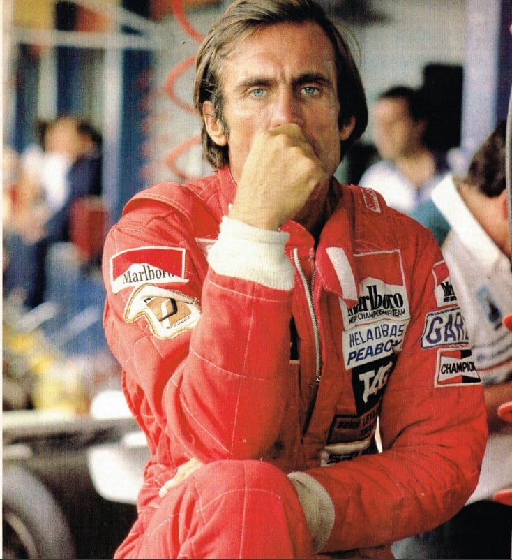Carlos Reutemann fue uno de los mejores pilotos de F1 durante una década: un subcampeonato mundial, 12 triunfos y un podio cada tres carreras (Archivo CORSA / Recuperado por @PatoG82)