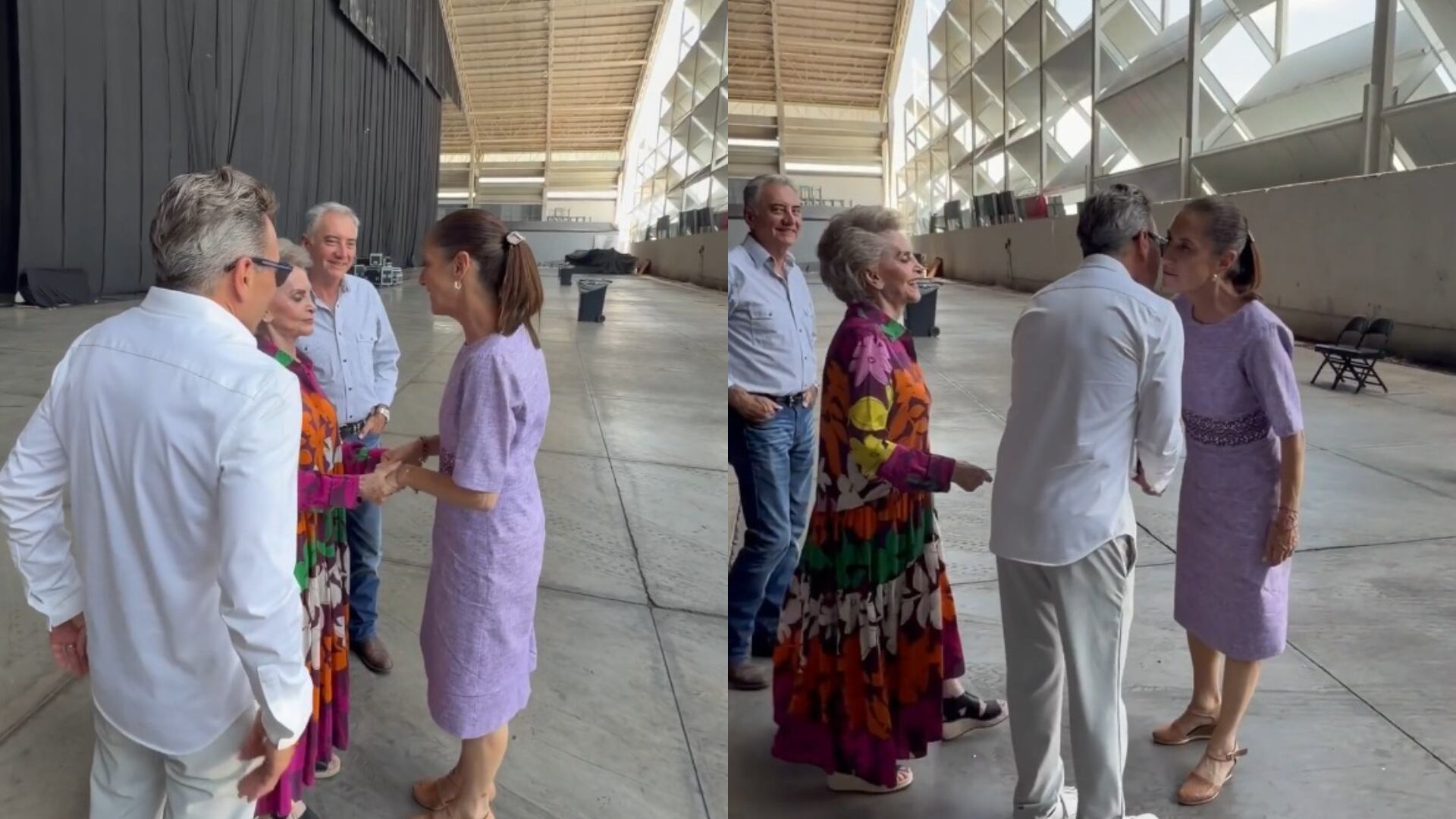 Así fue la llegada de la presidenta a Jalisco (redes de Pablo Lemus)